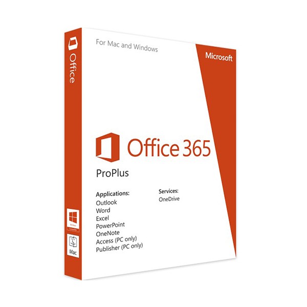 Microsoft Office 365 Pro Plus PL / Konto 5 Urządzeń Dożywotnio